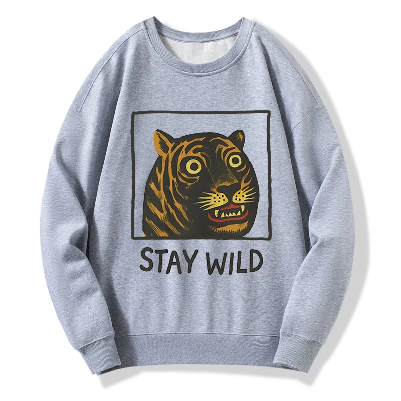 Tokyo-Tiger Silly And Cute Tiger Classic Sweatshirt