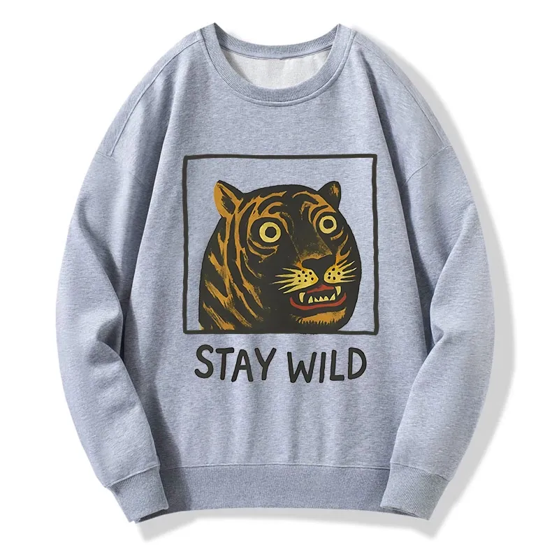 Tokyo-Tiger Silly And Cute Tiger Classic Sweatshirt