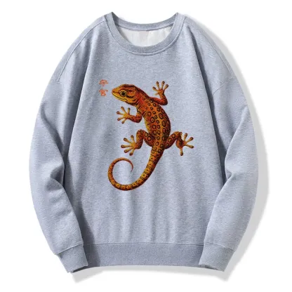 Tokyo-Tiger Retro Gecko Funny Classic Sweatshirt