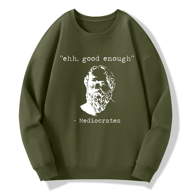 Tokyo-Tiger Mediocrates Meme Classic Sweatshirt