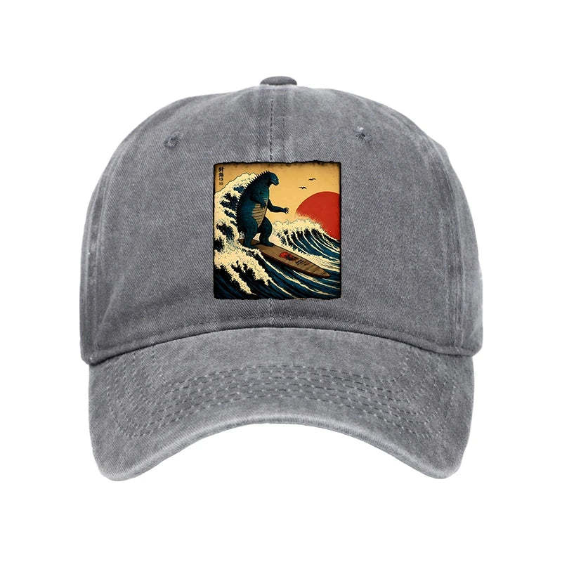 Tokyo-Tiger The Great Wave Washed Cap