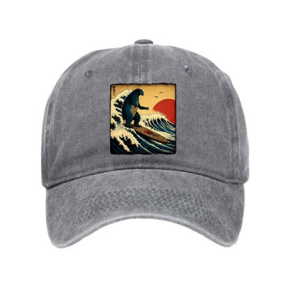 Tokyo-Tiger The Great Wave Washed Cap