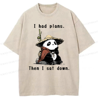 Tokyo-Tiger The Maybe Later Panda Washed T-Shirt