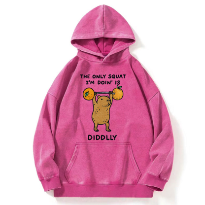 Tokyo-Tiger Diddly Capybara Washed Hoodie