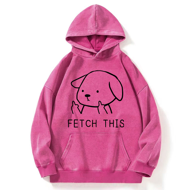 Tokyo-Tiger Fetch This Dog Washed Hoodie
