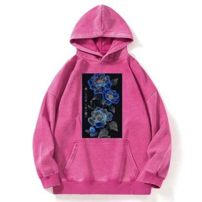 Tokyo-Tiger The Sea Of Flowers In The Darkness Washed Hoodie