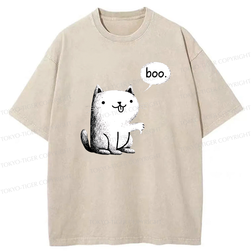 Tokyo-Tiger The Judgment Cat Washed T-Shirt