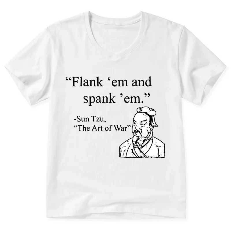 Tokyo-Tiger The Art Of War Funny V-Neck Classic T-Shirt