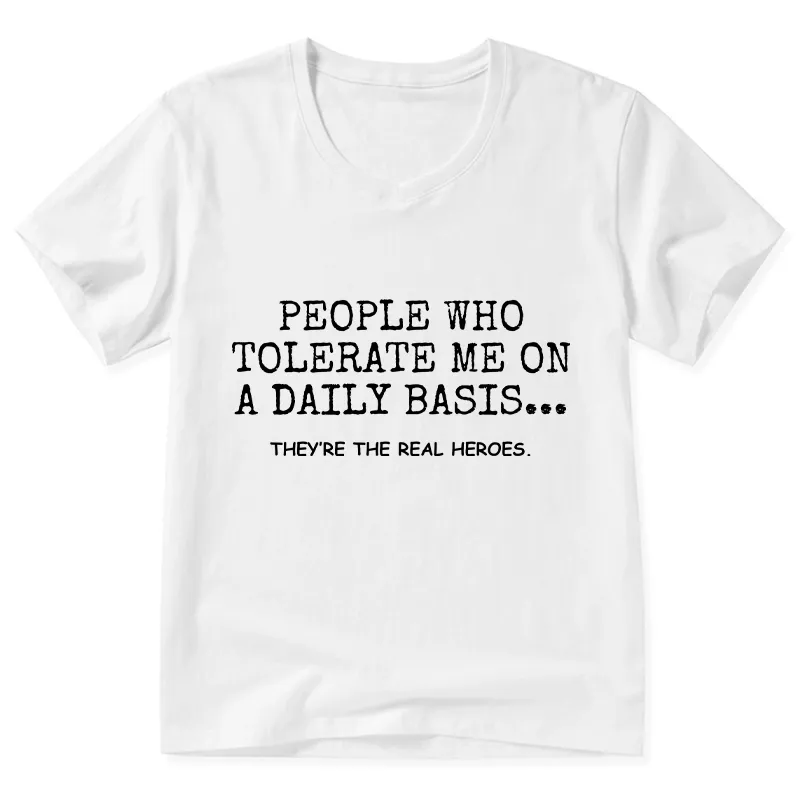 Tokyo-Tiger Anyone Who Puts Up With Me Is A Hero Classic T-Shirt