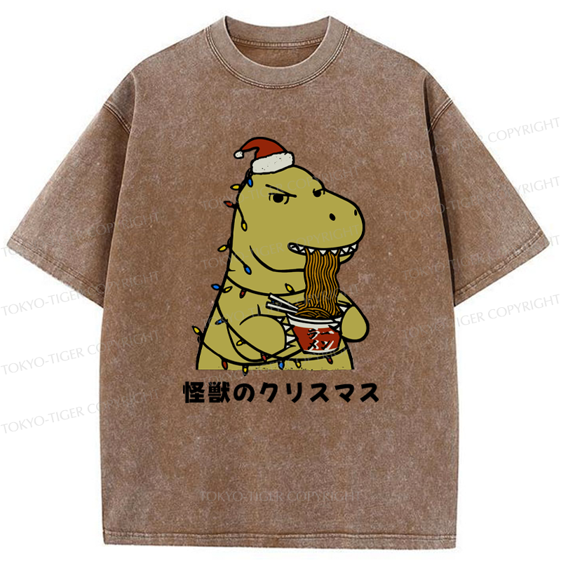 Tokyo-Tiger The Monsters’ Christmas Washed T-Shirt