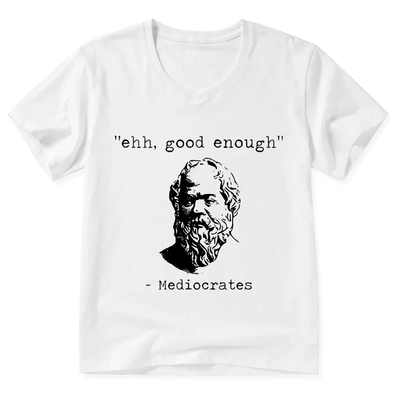 Tokyo-Tiger Mediocrates Meme V-Neck Classic T-Shirt