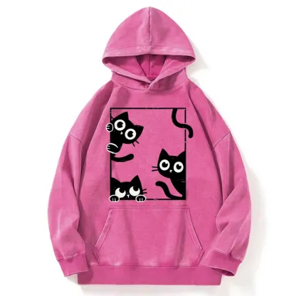 Tokyo-Tiger Looking At Your Cats Washed Hoodie