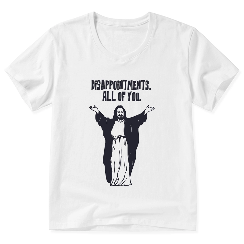 Tokyo-Tiger God Gives Disappointment V-Neck Classic T-Shirt