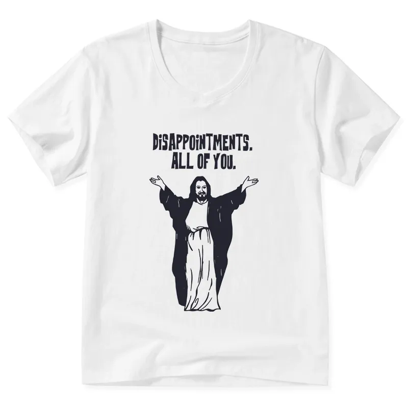 Tokyo-Tiger God Gives Disappointment V-Neck Classic T-Shirt