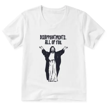 Tokyo-Tiger God Gives Disappointment V-Neck Classic T-Shirt