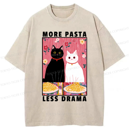 Tokyo-Tiger Love And Spaghetti Washed T-Shirt