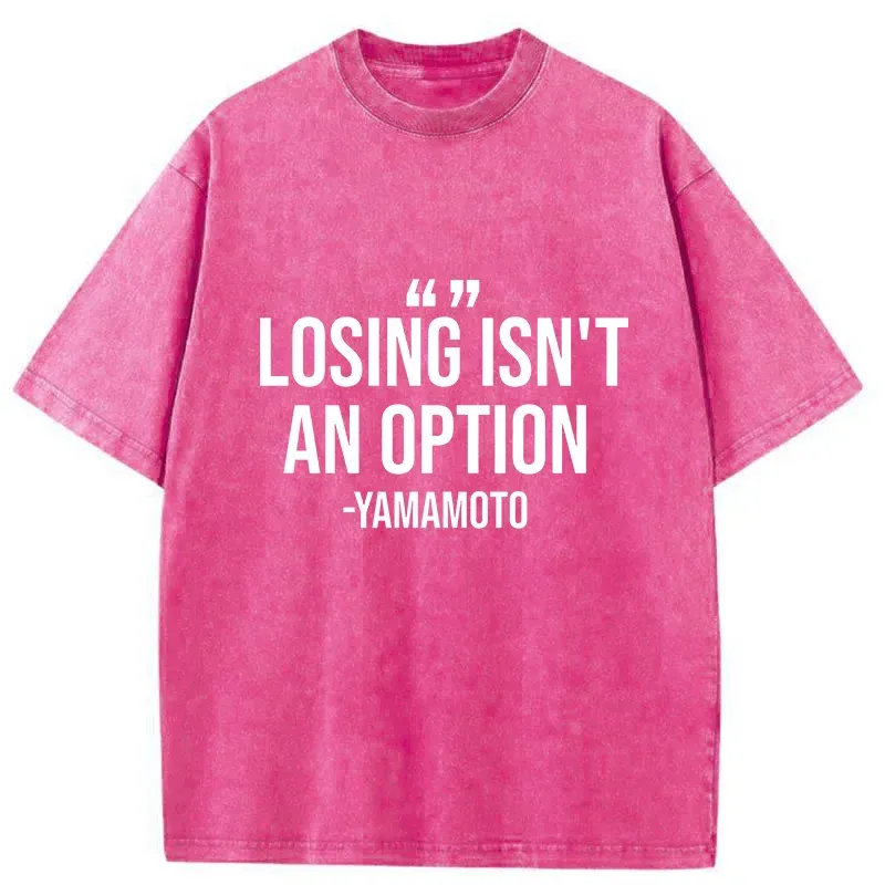 Tokyo-Tiger Baseball Quotes Washed T-Shirt