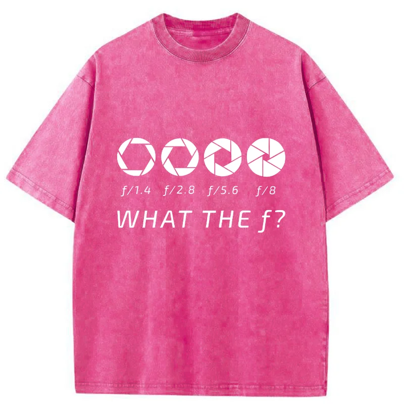 Tokyo-Tiger Aperture f-stop Funny Washed T-Shirt