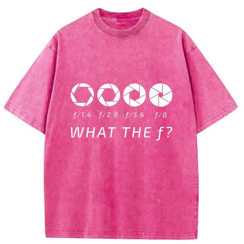 Tokyo-Tiger Aperture f-stop Funny Washed T-Shirt