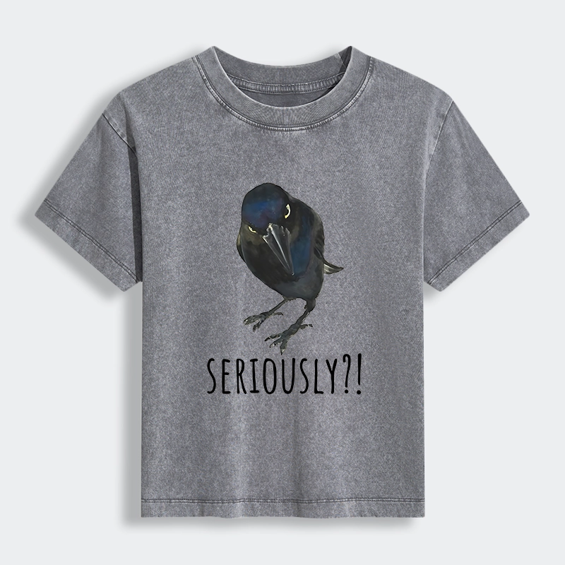 Tokyo-Tiger Raven's Question Women's Washed T-shirt