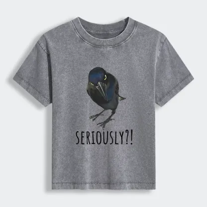 Tokyo-Tiger Raven's Question Women's Washed T-shirt