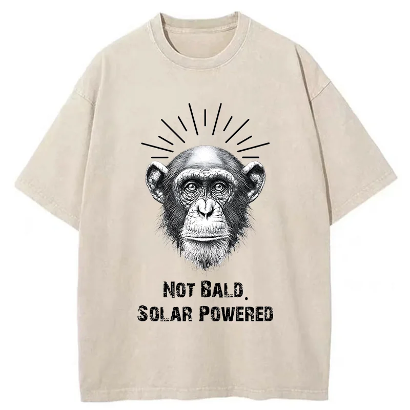 Tokyo-Tiger Human Body Solar Panel Washed T-Shirt