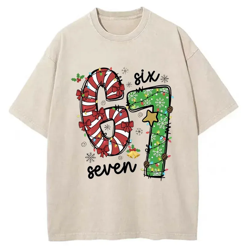 Tokyo-Tiger Six And Seven Funny Washed T-Shirt Sale