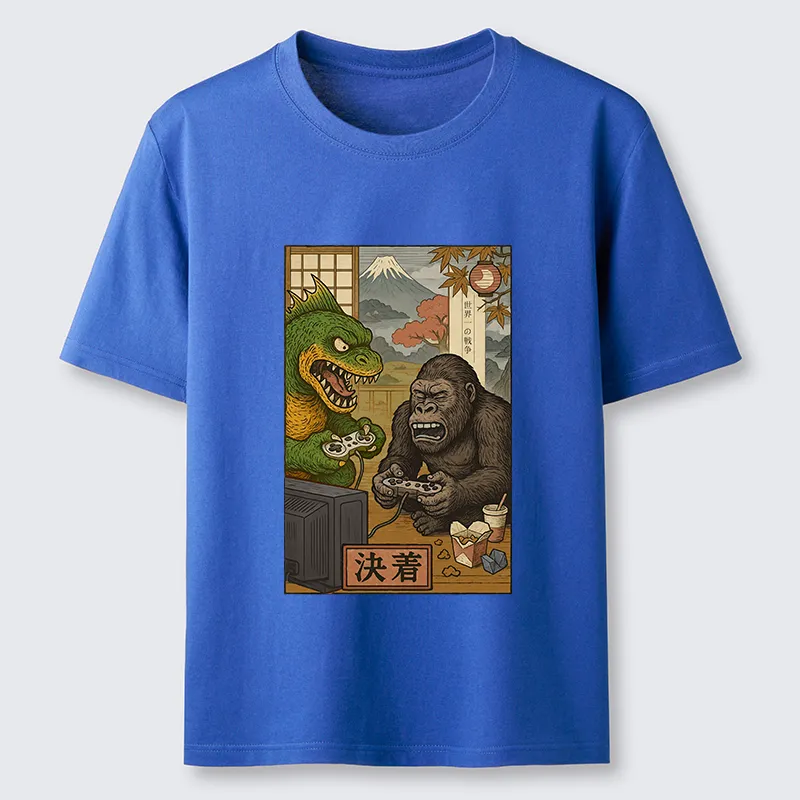 Tokyo-Tiger Monsters Play Games Classic T-Shirt