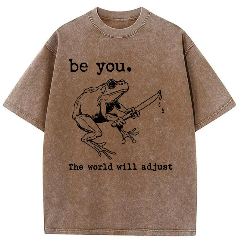Tokyo-Tiger Be Yourself Washed T-Shirt
