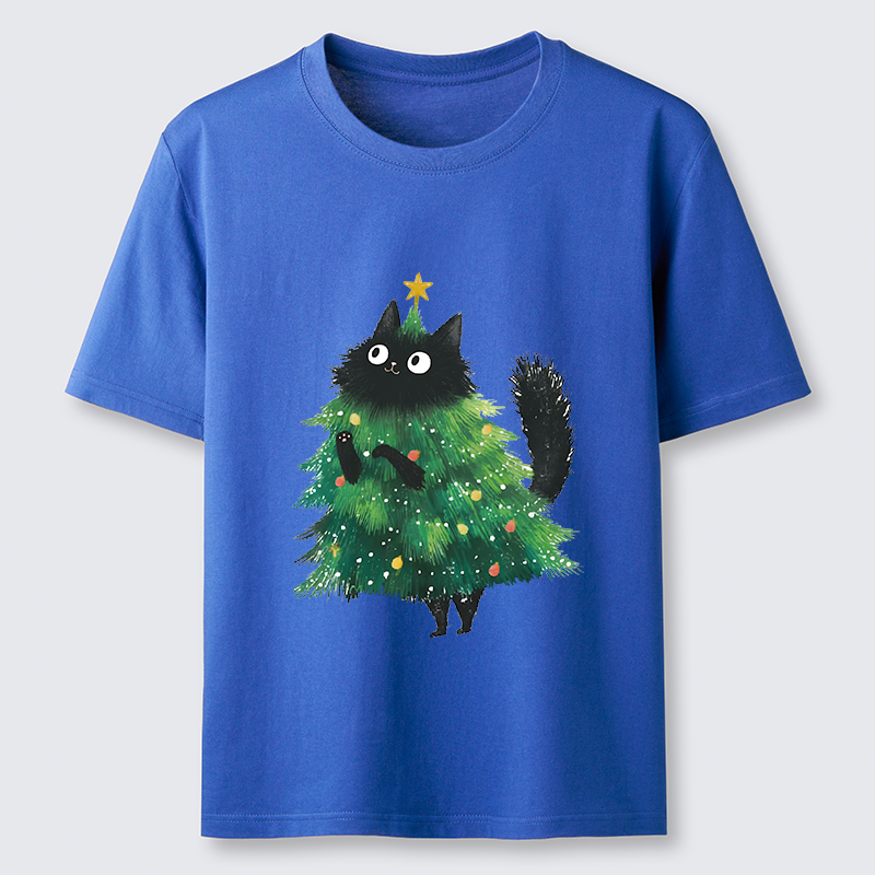 Tokyo-Tiger Christmas Tree Cat Japan Classic T-Shirt