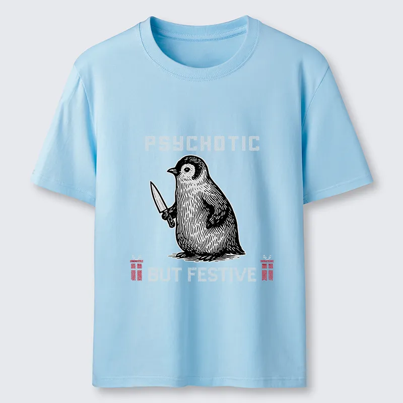 Tokyo-Tiger Overstimulated but Festive Christmas Classic T-Shirt