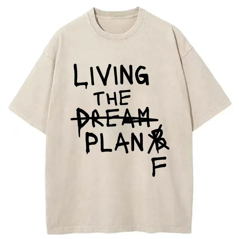 Tokyo-Tiger Dream Fails Adopt Plan F Washed T-Shirt