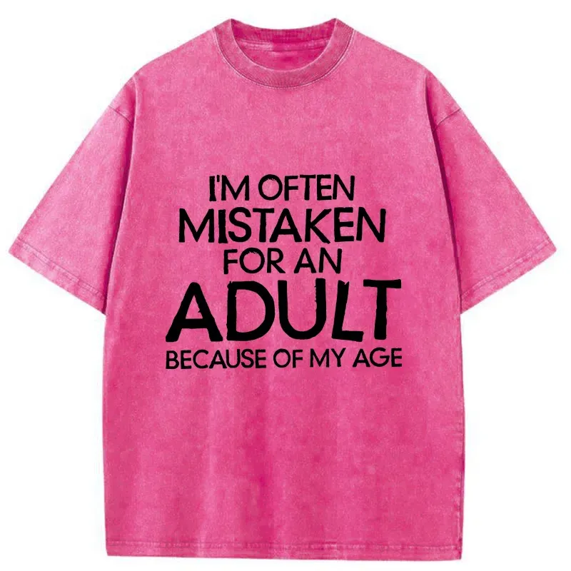 Tokyo-Tiger Old In Age But Young At Heart Washed T-Shirt