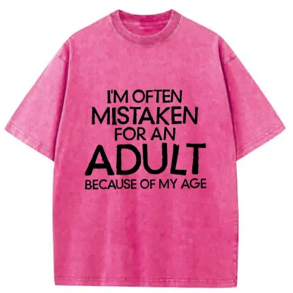 Tokyo-Tiger Old In Age But Young At Heart Washed T-Shirt