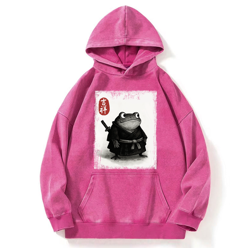 Tokyo-Tiger Blade of the Frog: A Samurai's Tale Washed Hoodie