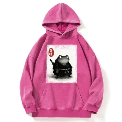 Tokyo-Tiger Blade of the Frog: A Samurai's Tale Washed Hoodie