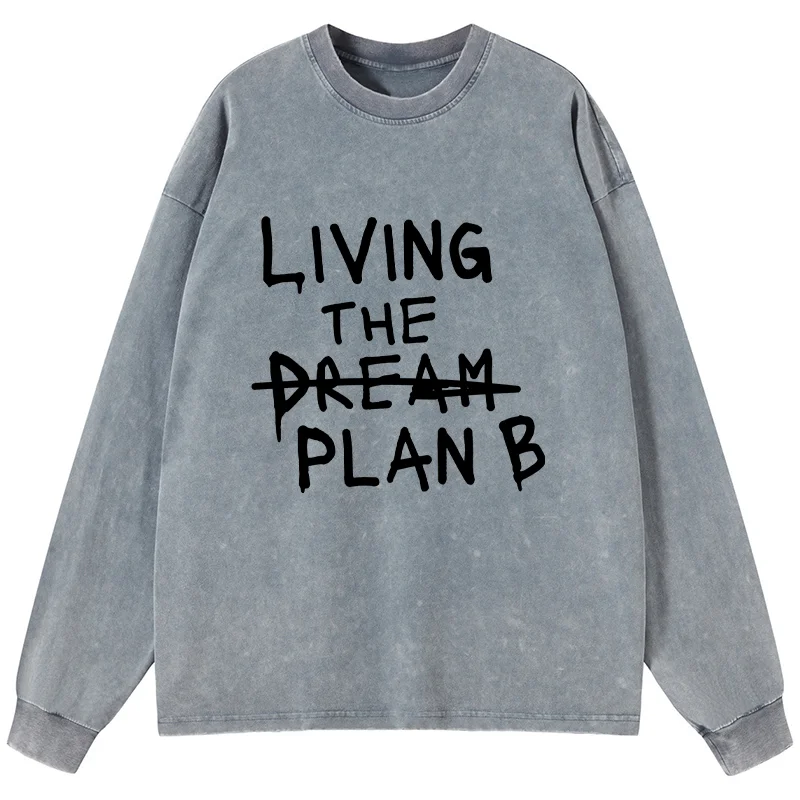 Tokyo-Tiger Implement Plan B Washed Long Sleeve T-Shirt