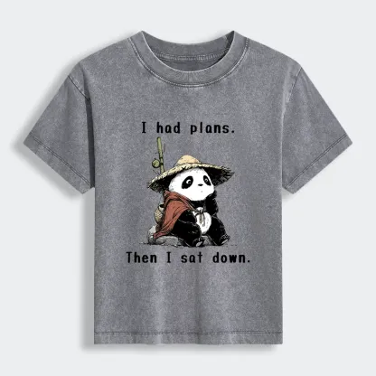 Tokyo-Tiger The Maybe Later Panda Women's Washed T-shirt