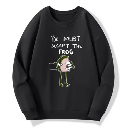 Tokyo-Tiger Accept This Frog Classic Sweatshirt