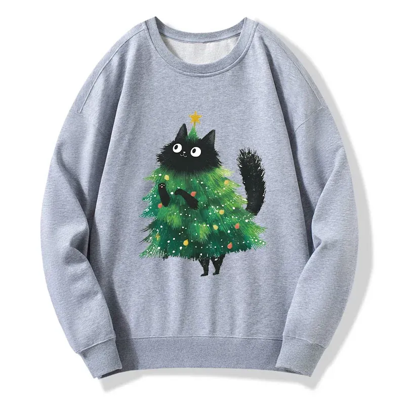 Tokyo-Tiger Christmas Tree Cat Japan Classic Sweatshirt