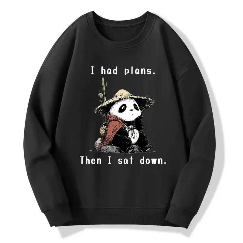Tokyo-Tiger The Maybe Later Panda Classic Sweatshirt