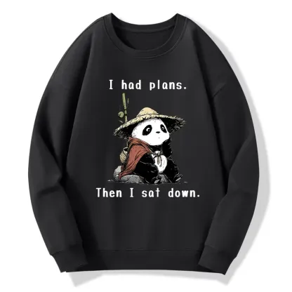 Tokyo-Tiger The Maybe Later Panda Classic Sweatshirt