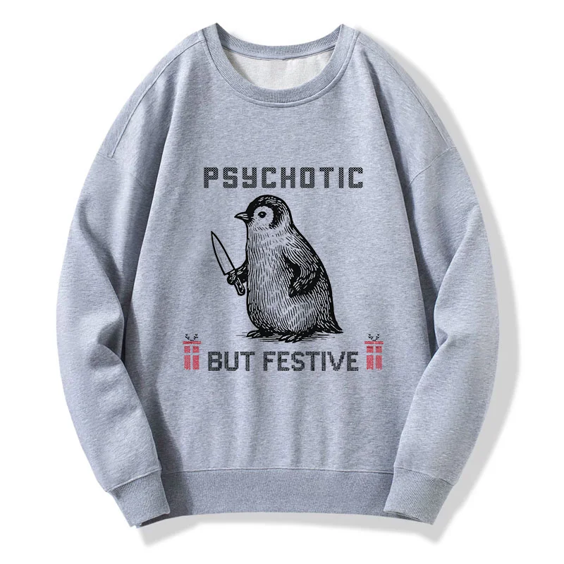 Tokyo-Tiger Overstimulated but Festive Christmas Classic Sweatshirt