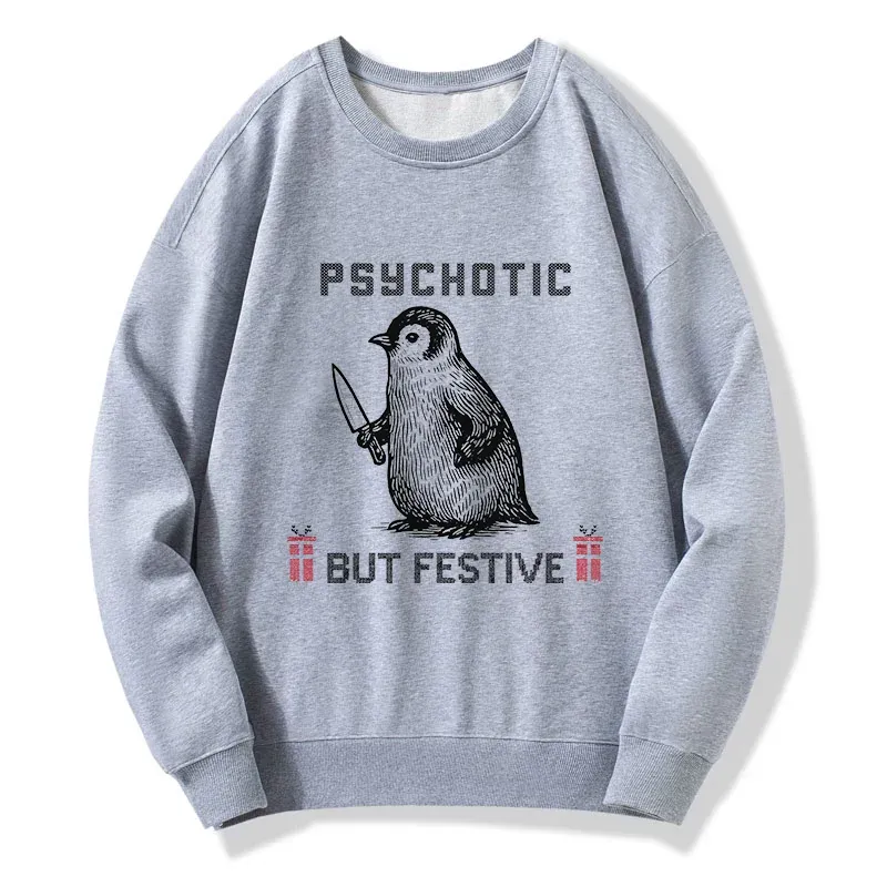 Tokyo-Tiger Overstimulated but Festive Christmas Classic Sweatshirt