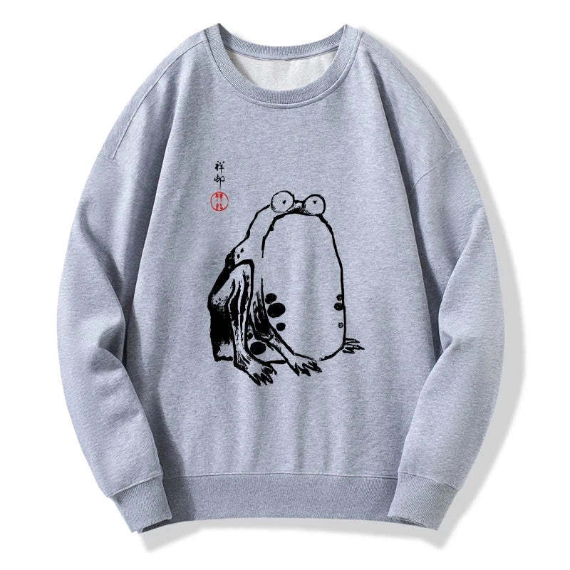 Tokyo-Tiger Grumpy Frog Matsumoto Hoji Sweatshirt
