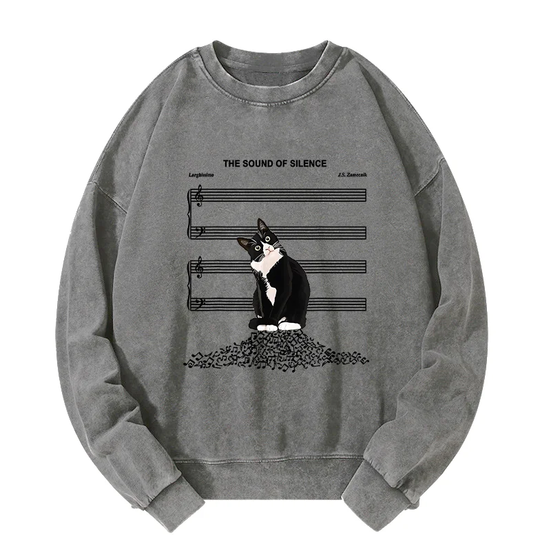 Tokyo-Tiger The Sound Of Silence Washed Sweatshirt