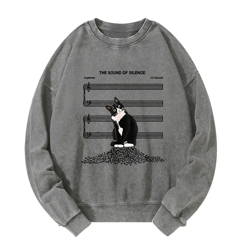 Tokyo-Tiger The Sound Of Silence Washed Sweatshirt