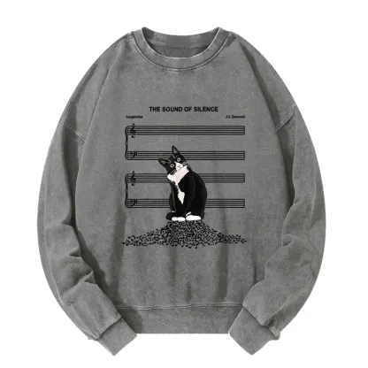 Tokyo-Tiger The Sound Of Silence Washed Sweatshirt