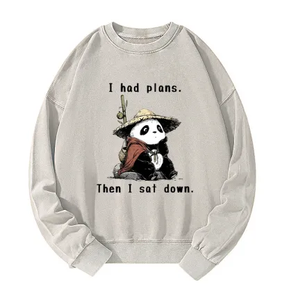 Tokyo-Tiger The Maybe Later Panda Washed Sweatshirt