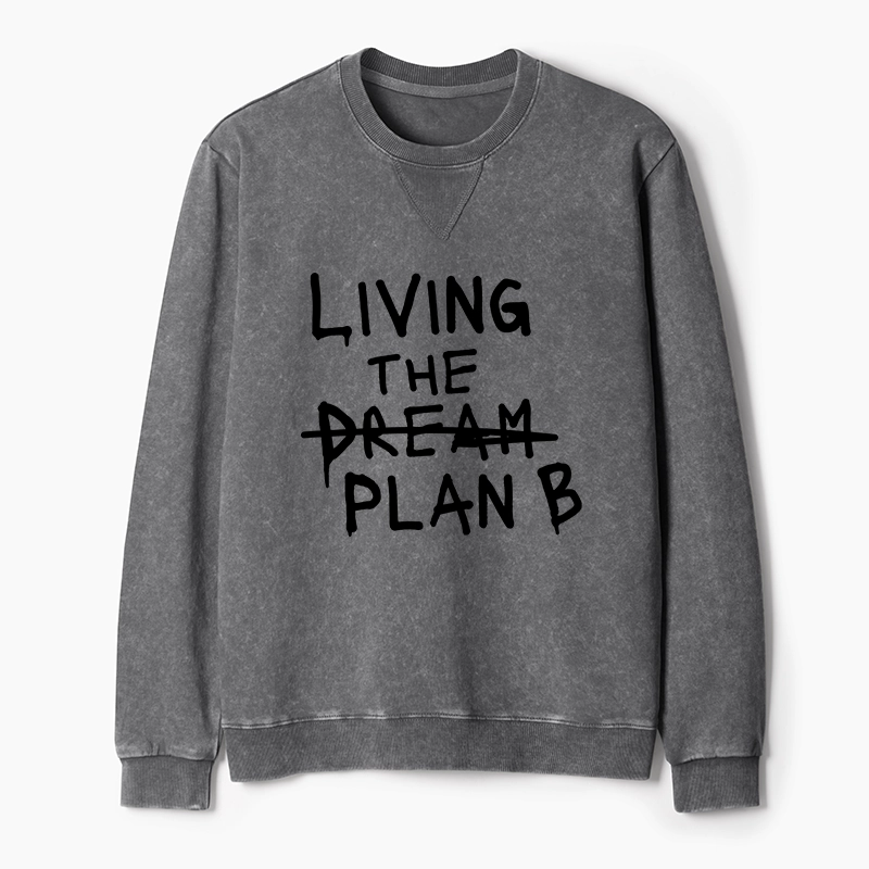 Tokyo-Tiger Implement Plan B Washed Terry Sweatshirt